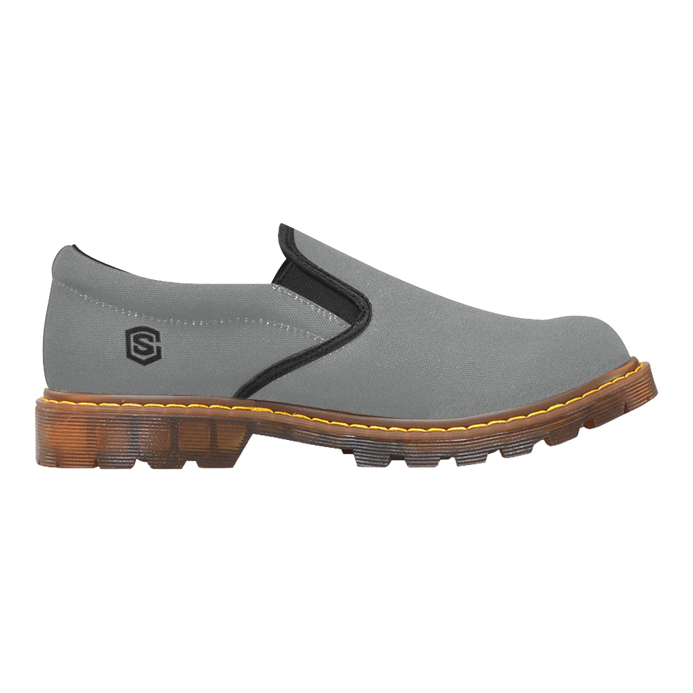 black logo Martin Men's Slip-On Loafer (Model 12031)