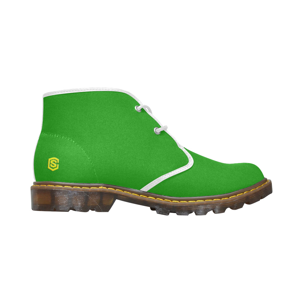 yellow Men's Canvas Chukka Boots (Model 2402-1)