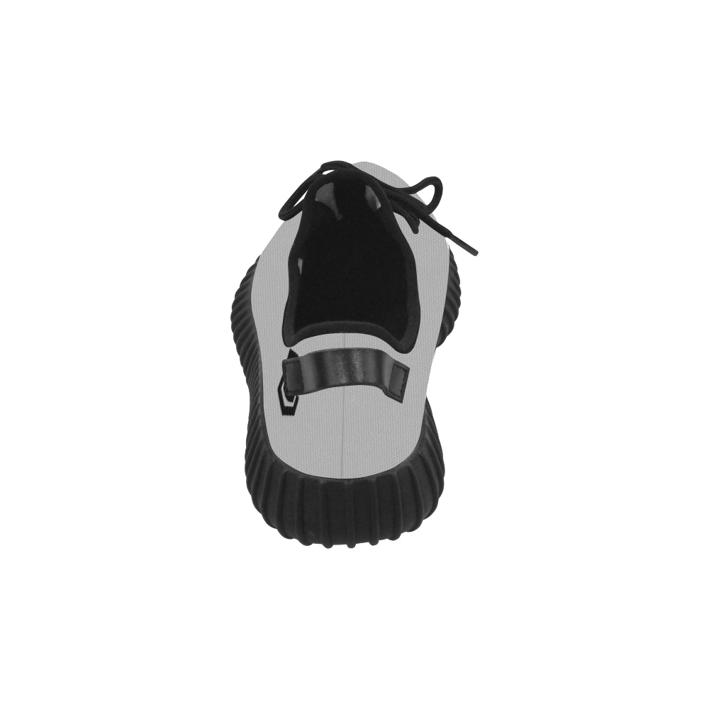 black logo Grus Men's Breathable Woven Running Shoes (Model 022)