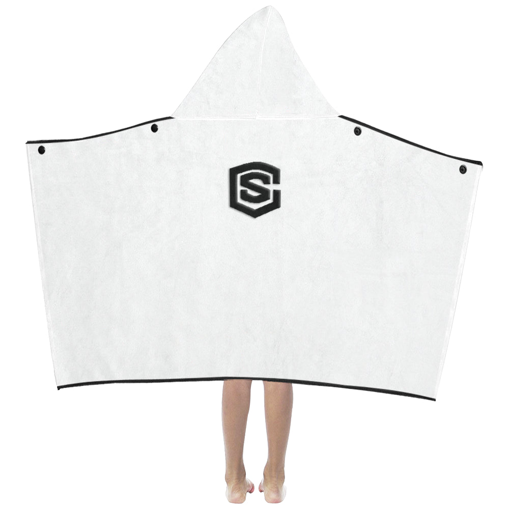RedKids' Hooded Bath Towels with Black Logo Kids' Hooded Bath Towels