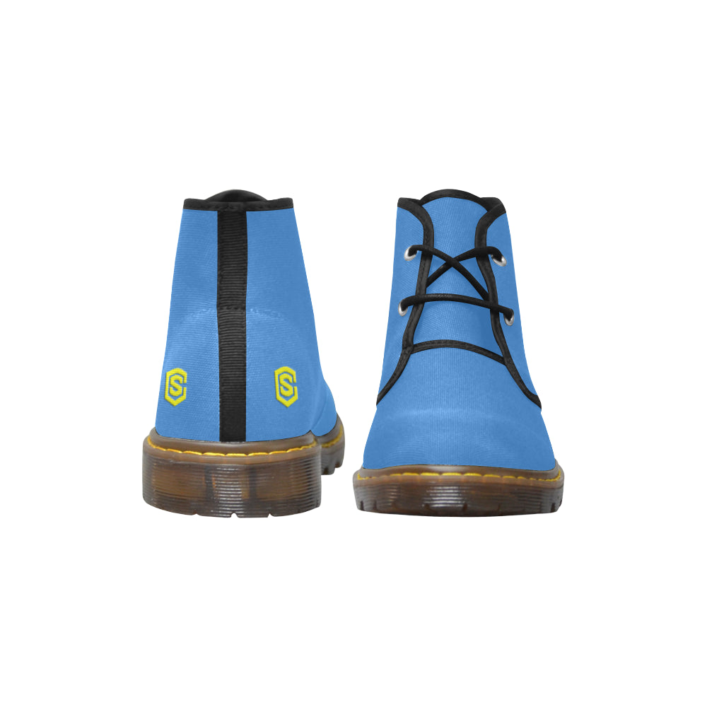 yellow Men's Canvas Chukka Boots (Model 2402-1)
