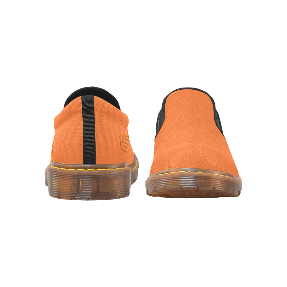 orange logo Martin Men's Slip-On Loafer (Model 12031)