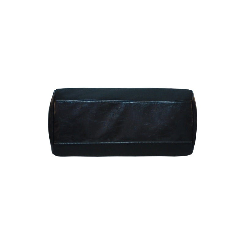 BLACK HANDBAG black logo Boston Handbag (Model 1621)