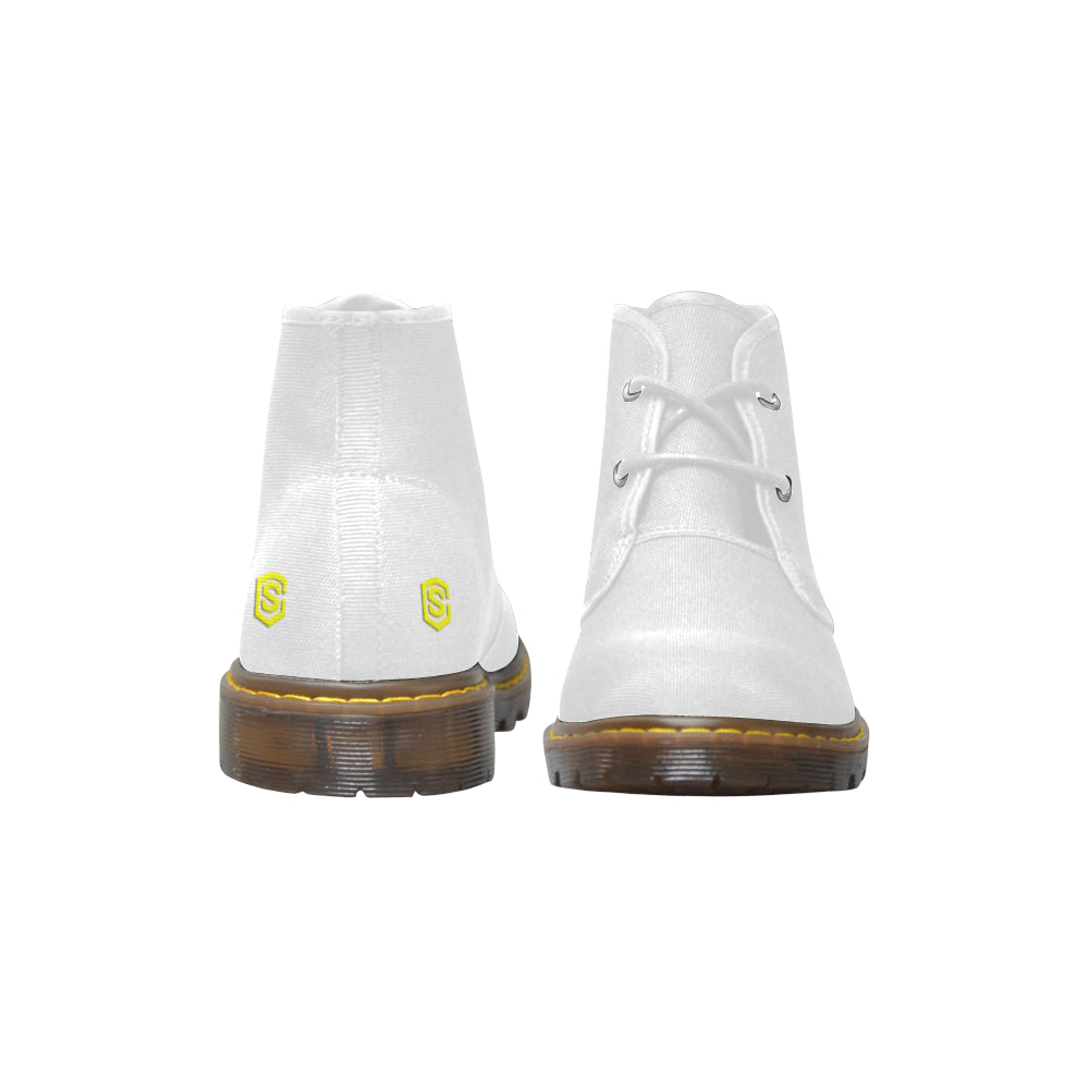 yellow Men's Canvas Chukka Boots (Model 2402-1)