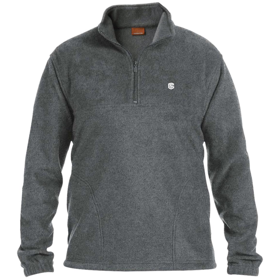 Illustrator White Logo M980 1/4 Zip Fleece Pullover