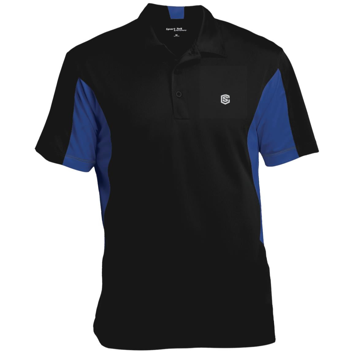 Illustrator Silver Logo ST655 Men's Colorblock Performance Polo