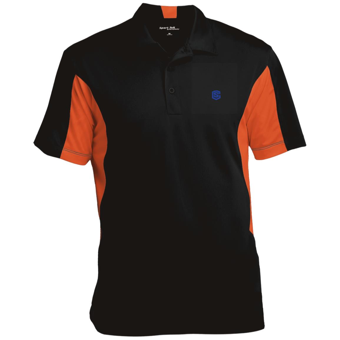 Illustrator Blue Logo ST655 Men's Colorblock Performance Polo