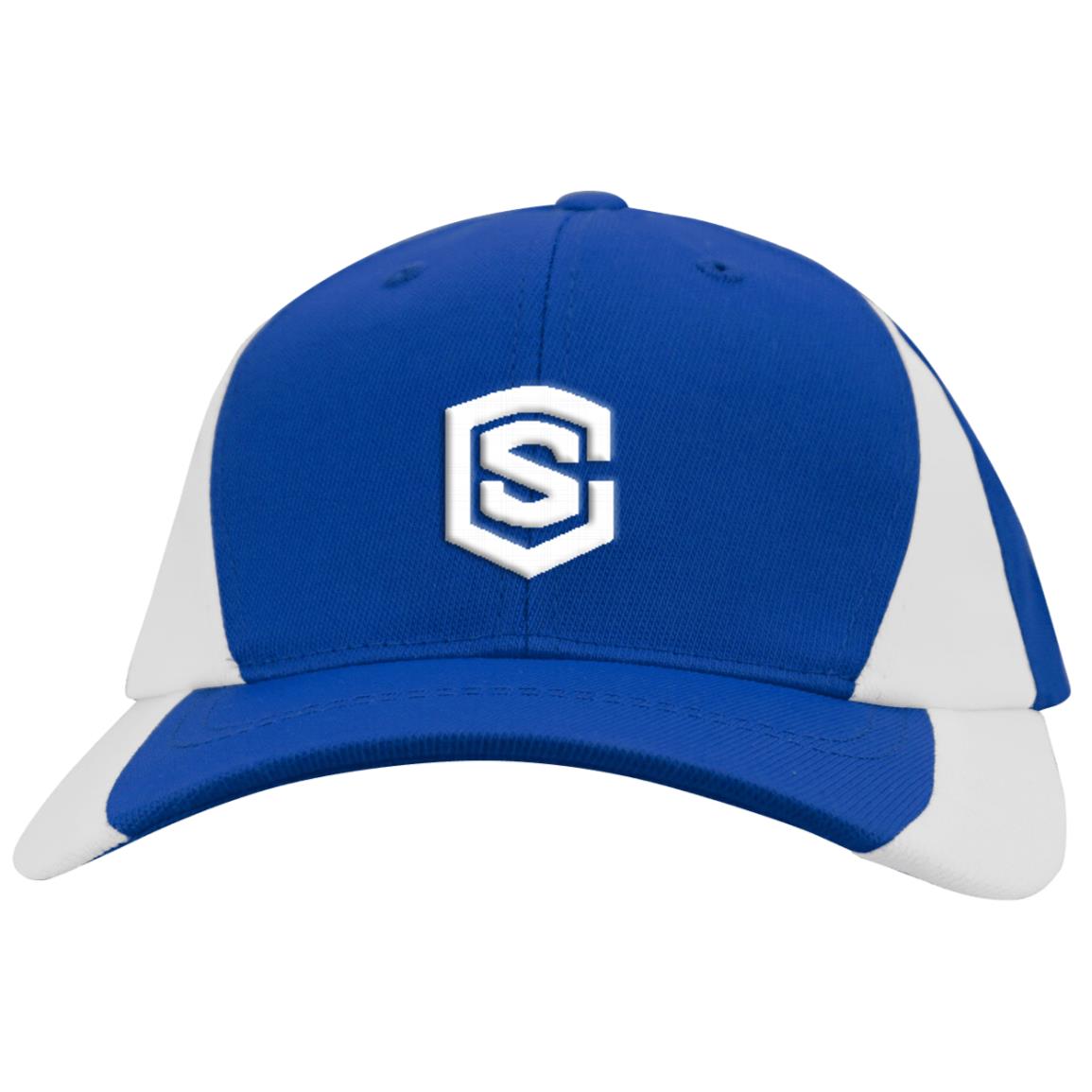 white (2) YSTC11 Youth Mid-Profile Colorblock Cap