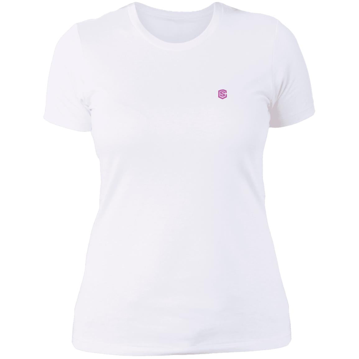 Illustrator Pink Logo NL3900 Ladies' Boyfriend T-Shirt