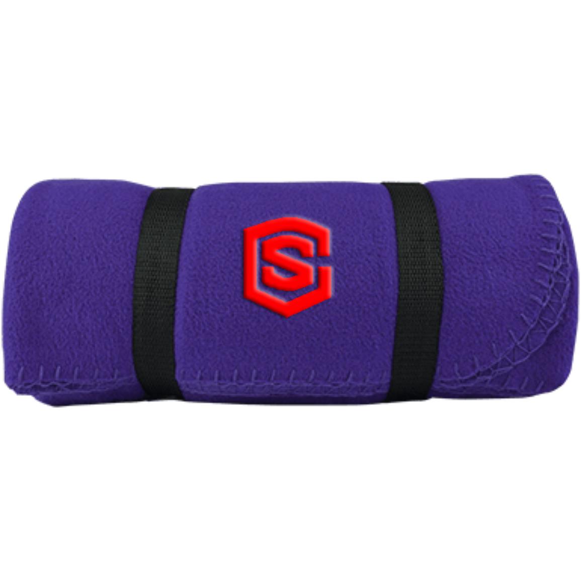 red (2) BP10 Fleece Blanket