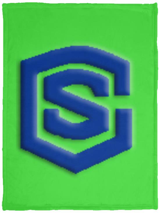blue (2) VPS Cozy Plush Fleece Blanket - 30x40