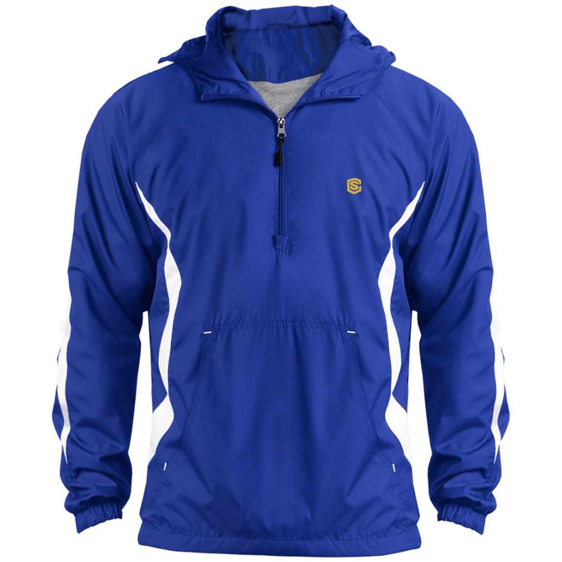 Illustrator Gold Logo JST63 Unisex Colorblock Raglan Anorak Jacket