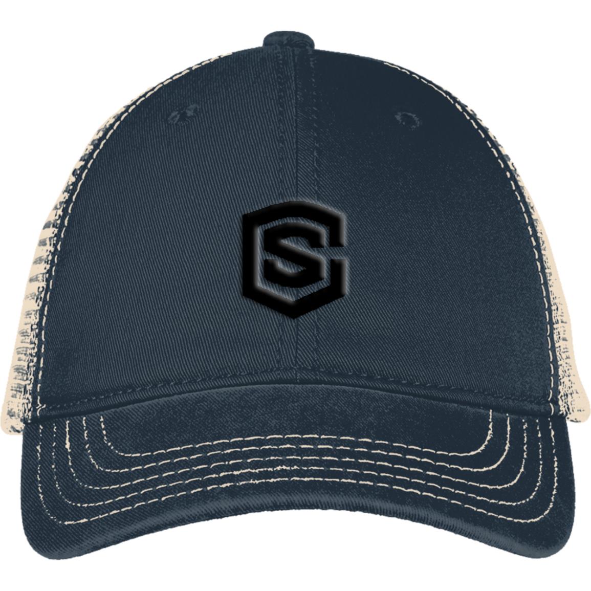 black (2) DT630 Mesh Back Cap