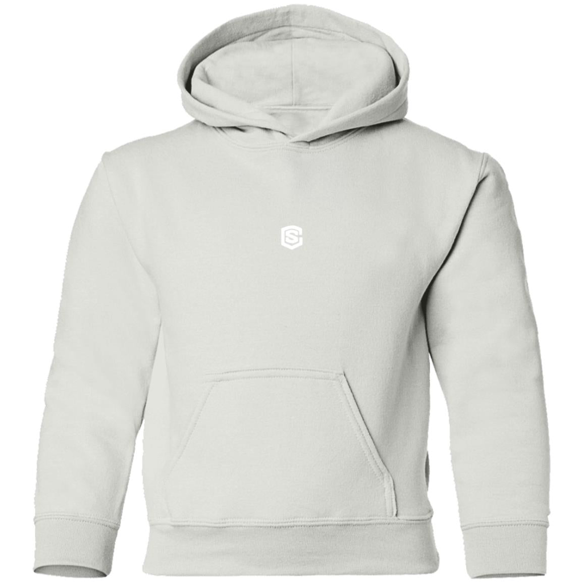 Illustrator White Logo G185B Youth Pullover Hoodie