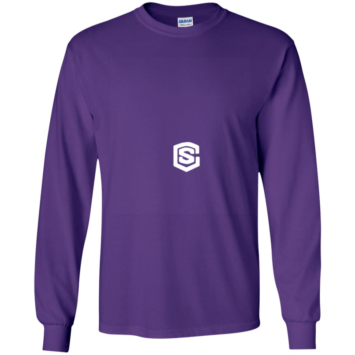 Illustrator White Logo G240B Youth LS T-Shirt