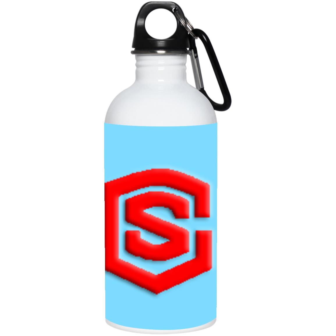 red (2) 23663 20 oz. Stainless Steel Water Bottle