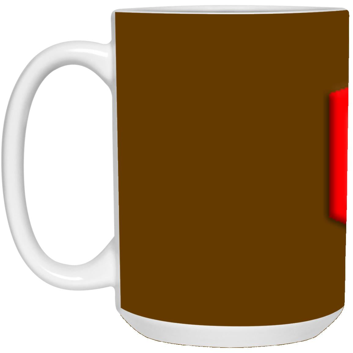 red (2) 21504 15 oz. White Mug