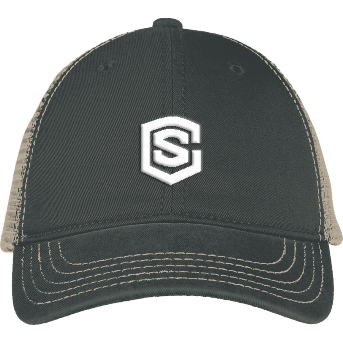 white (2) DT630 Mesh Back Cap