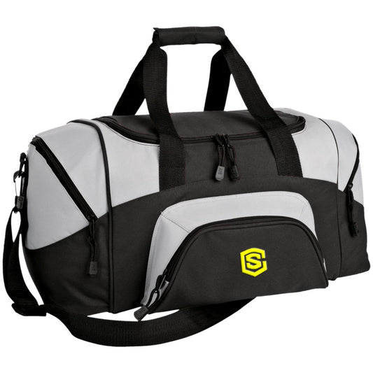 yellow (3) BG990S Small Colorblock Sport Duffel Bag