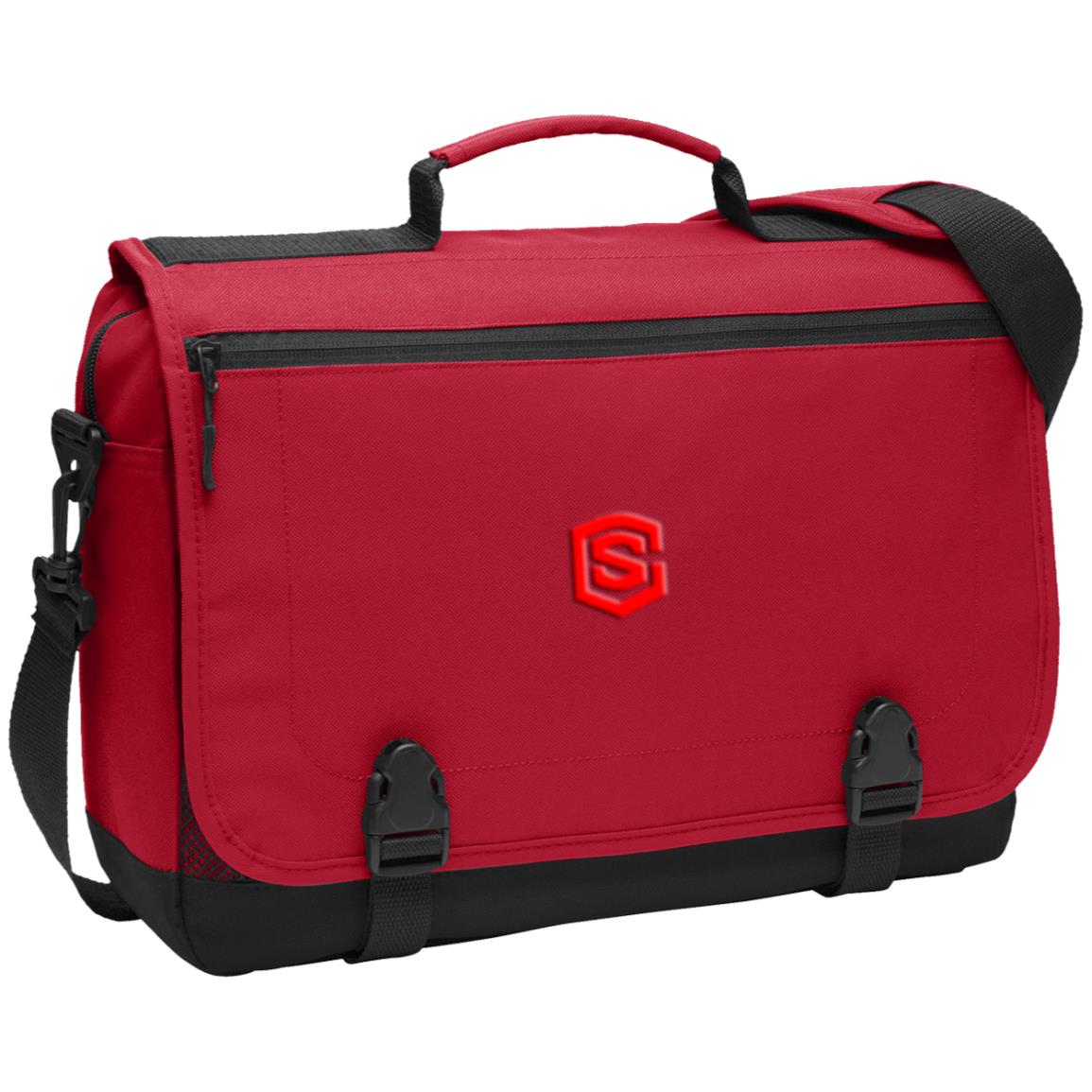 red (2) BG304 Messenger Briefcase