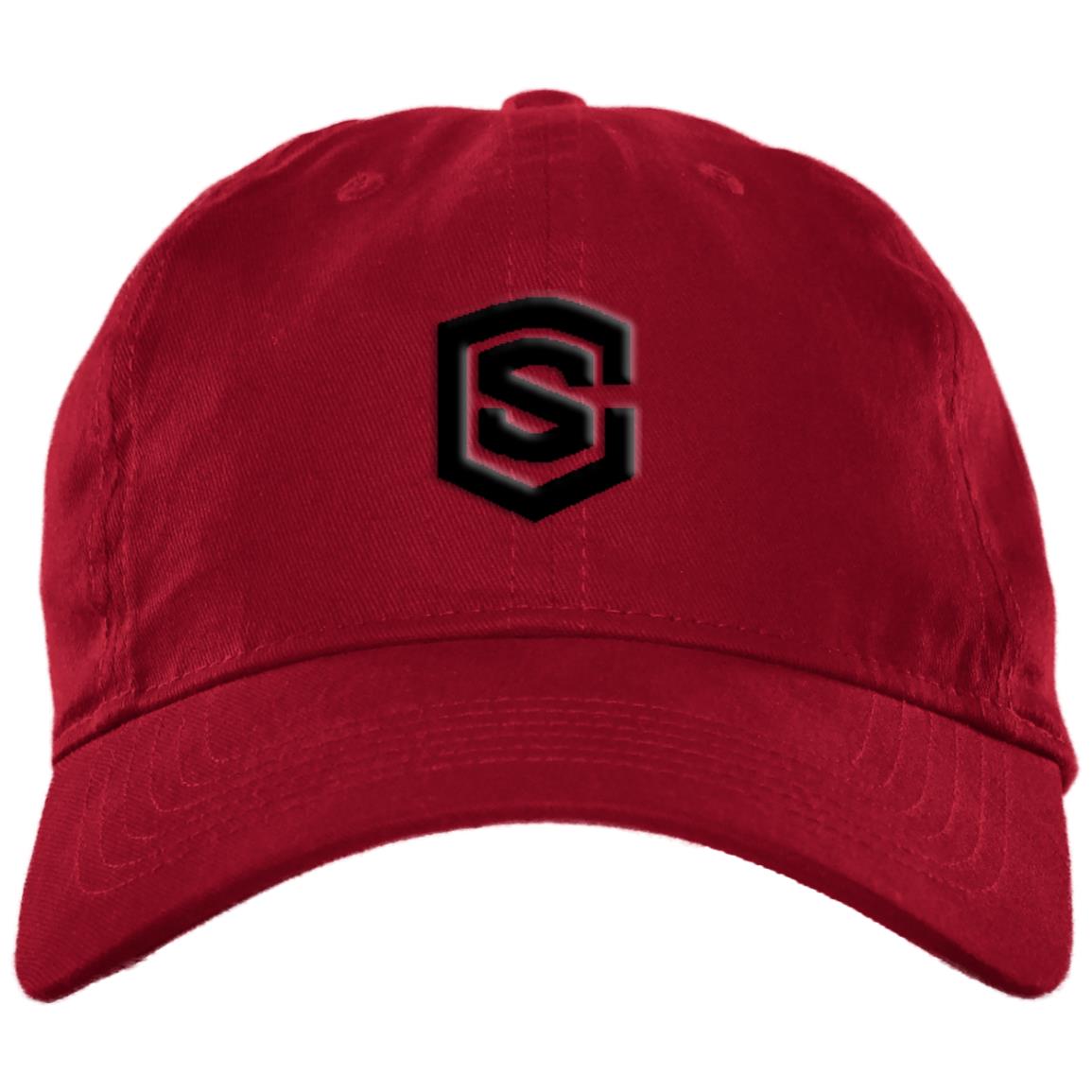 black (2) BX001 Brushed Twill Unstructured Dad Cap