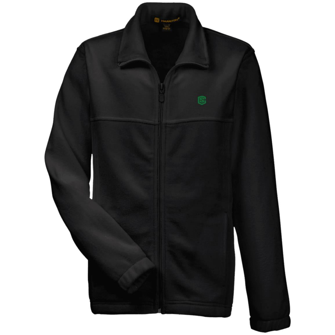 Illustrator Green Logo M990Y Youth Fleece Full Zip