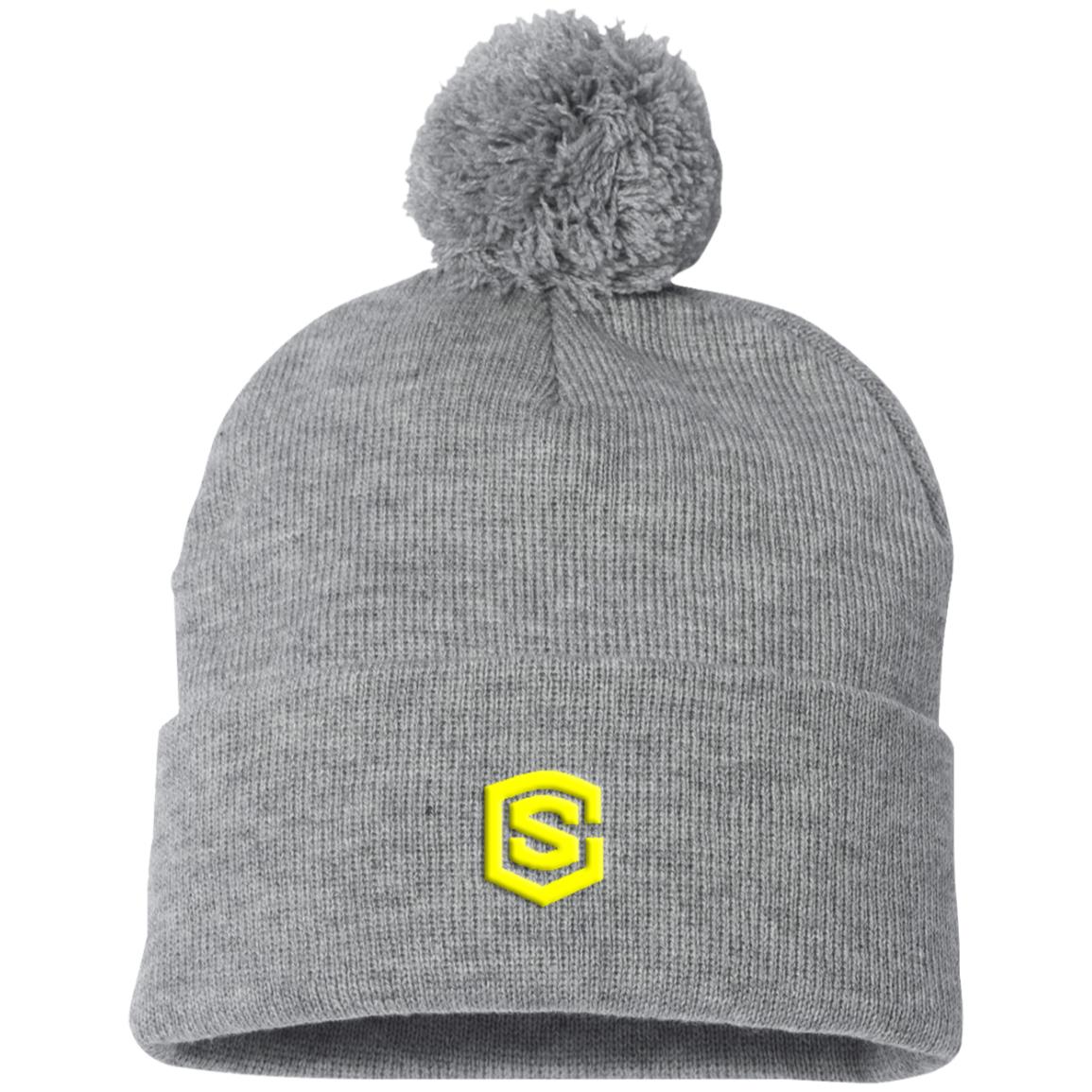 yellow (3) SP15 Pom Pom Knit Cap