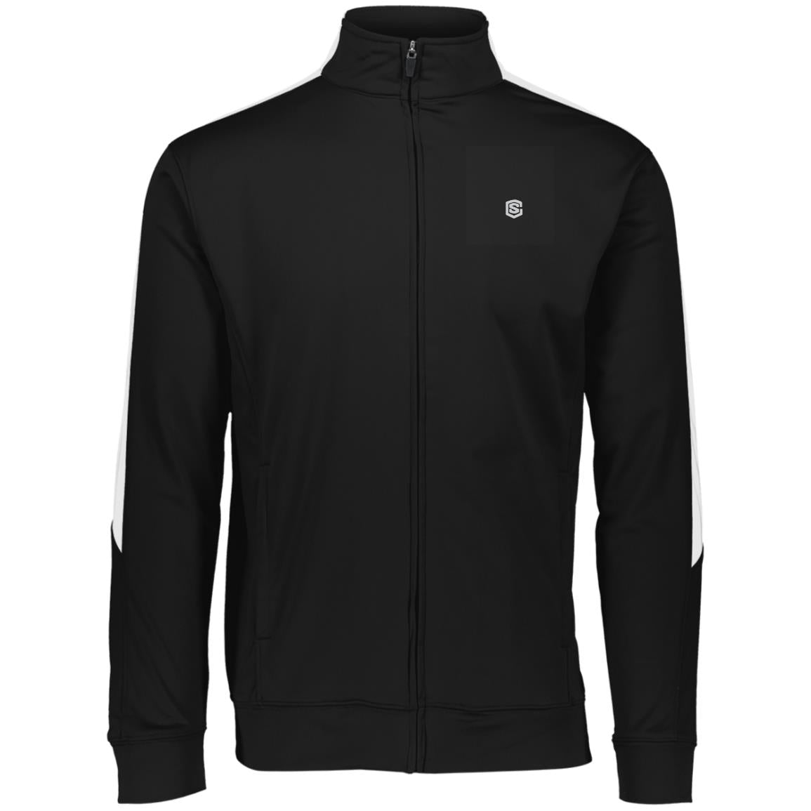 Illustrator Silver Logo 4395 Performance Colorblock Full Zip