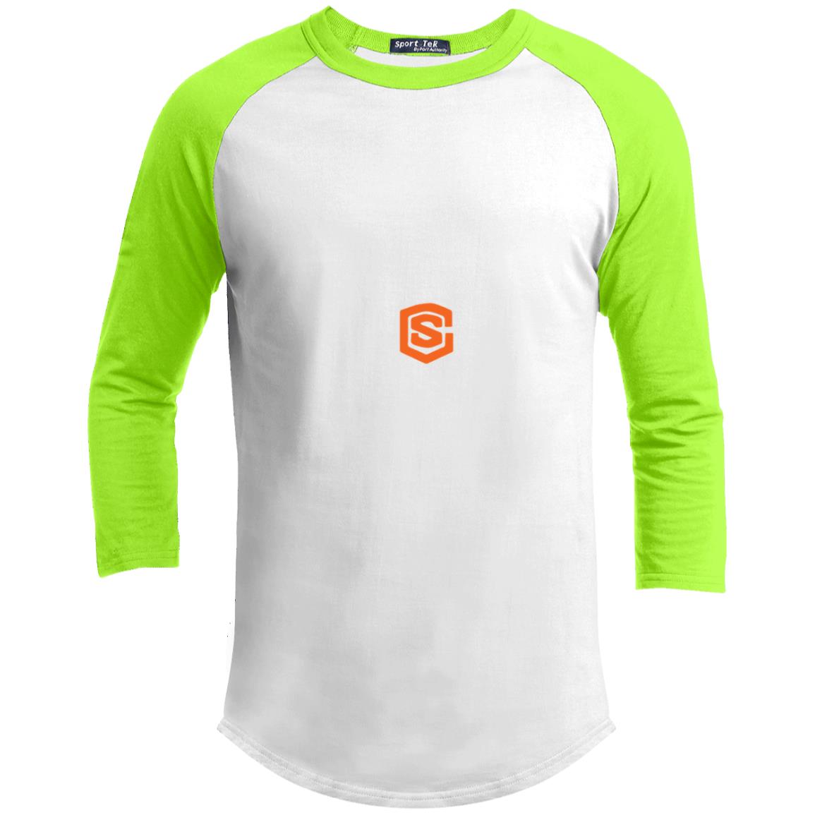 Illustrator Orange Logo YT200 Youth 3/4 Raglan Sleeve Shirt