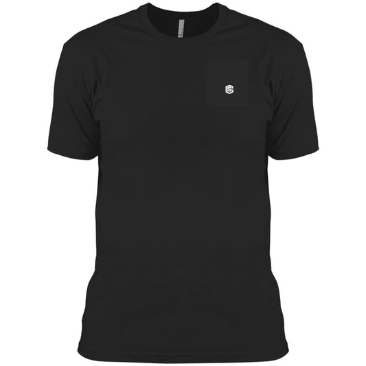 Illustrator White Logo 3600A Men's Made in USA Cotton T-Shirt