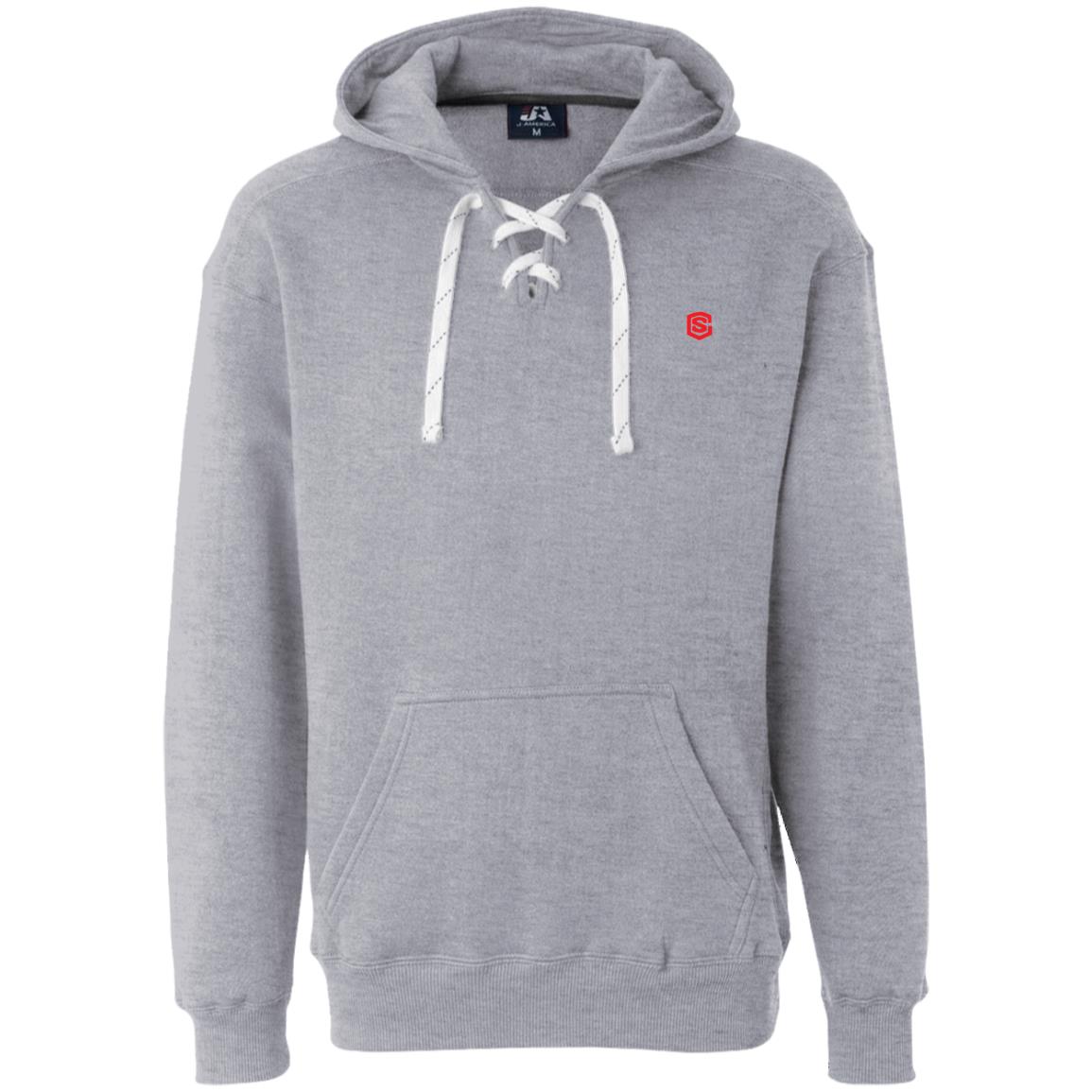 Illustrator Red Logo JA8830 Heavyweight Sport Lace Hoodie
