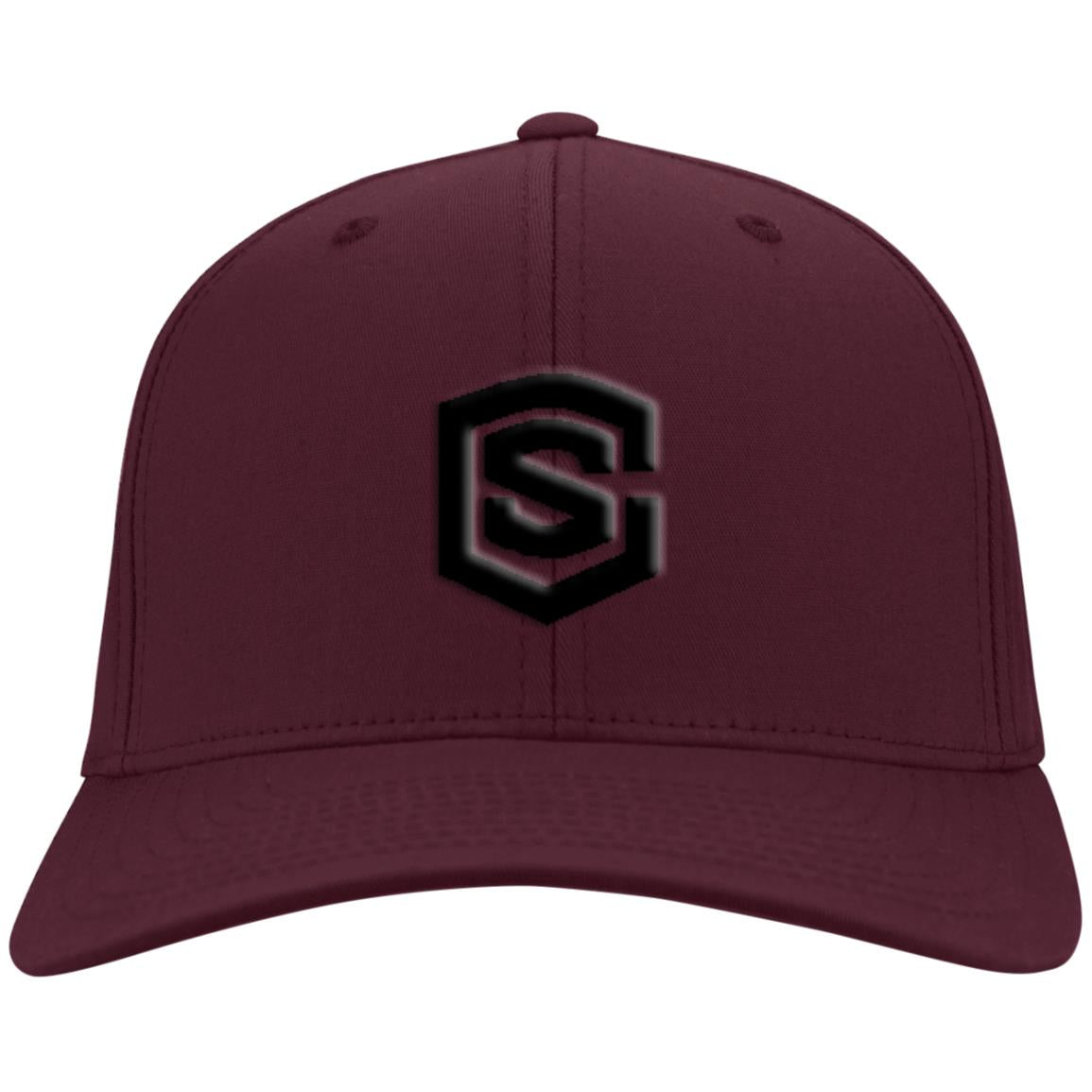black (2) C813 Flex Fit Twill Baseball Cap