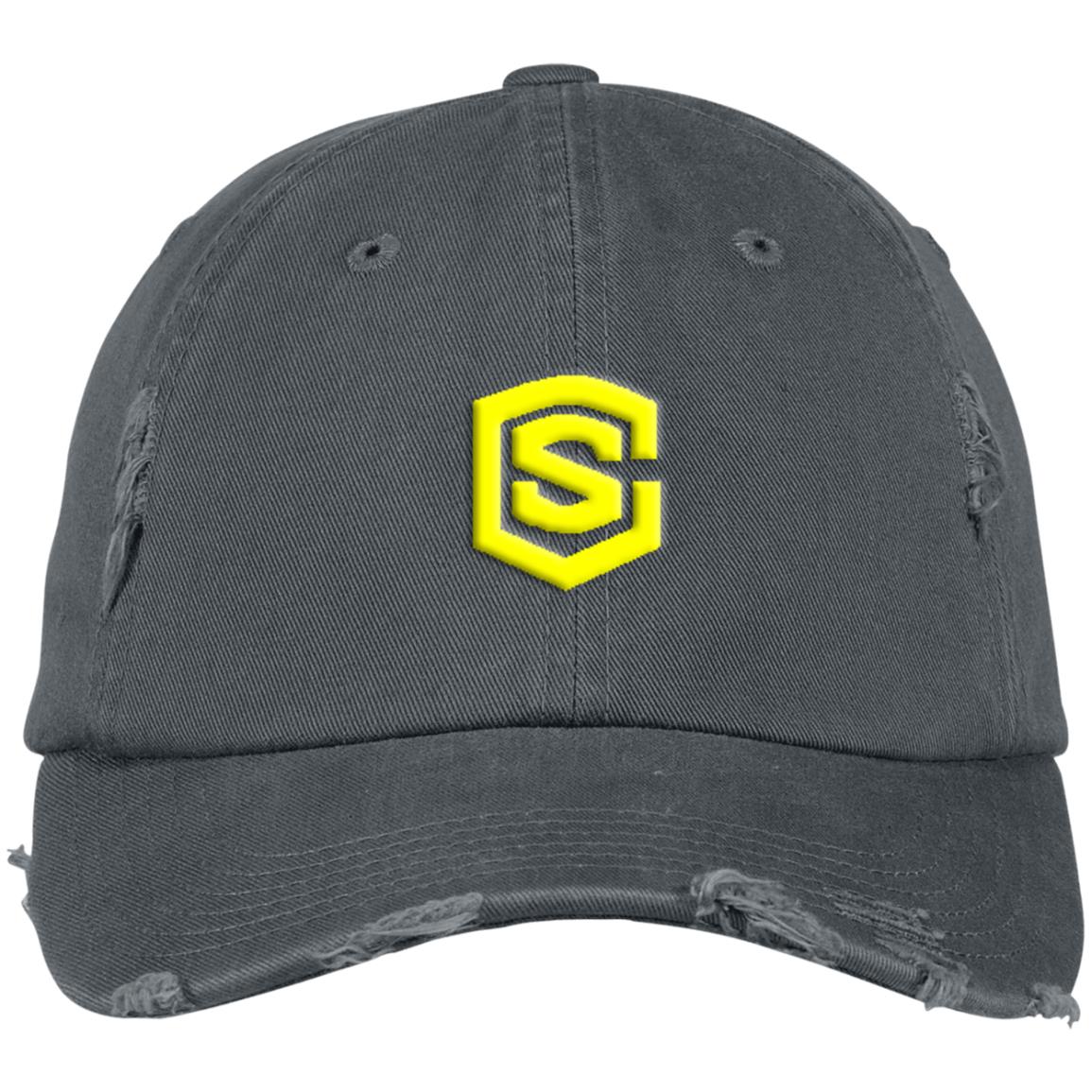 yellow (3) DT600 Distressed Dad Cap