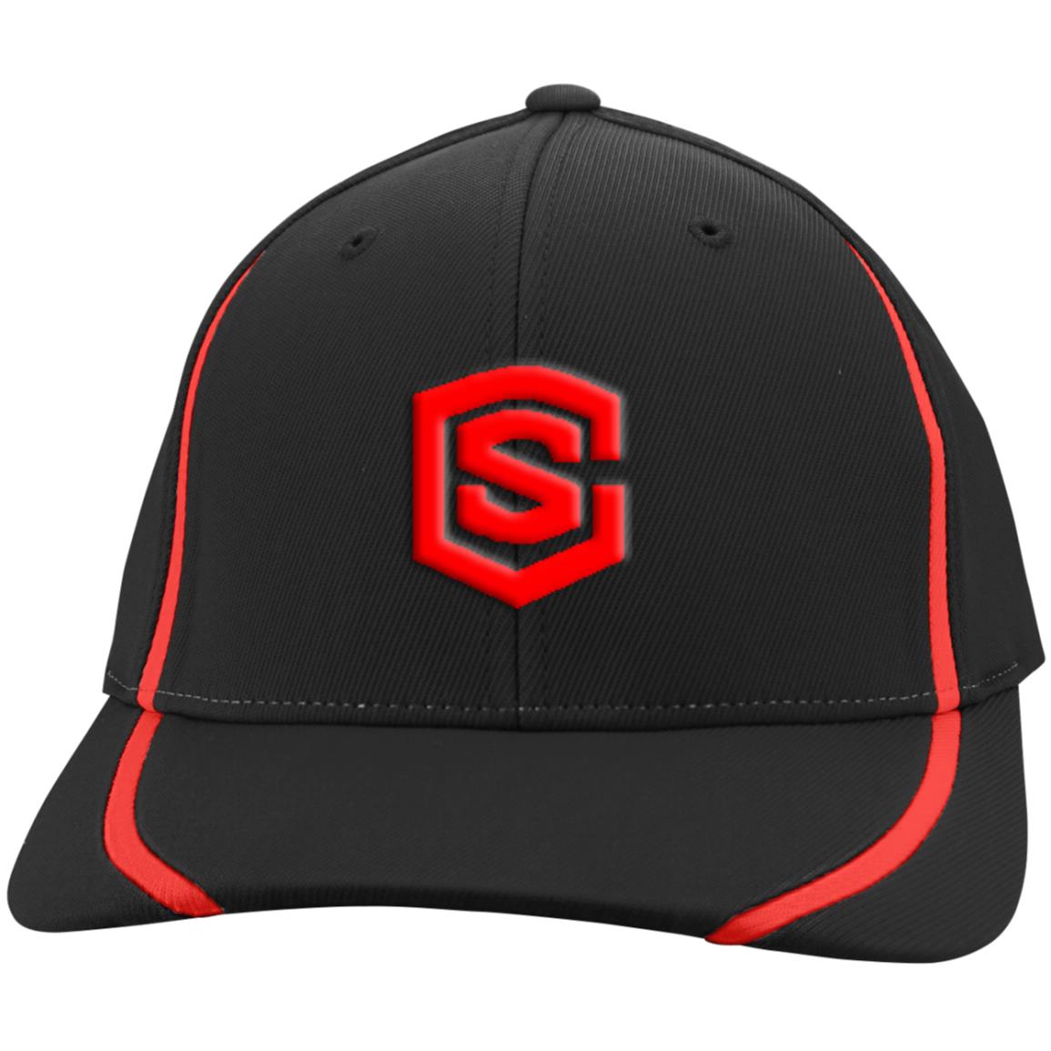 red (2) STC16 Flexfit Colorblock Cap