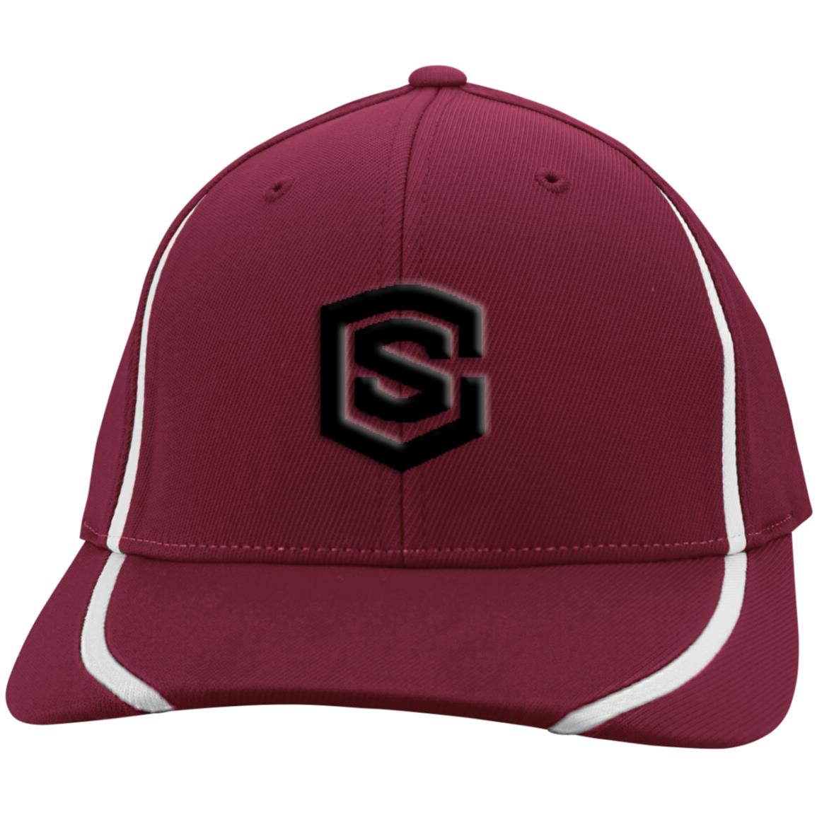black (2) STC16 Flexfit Colorblock Cap