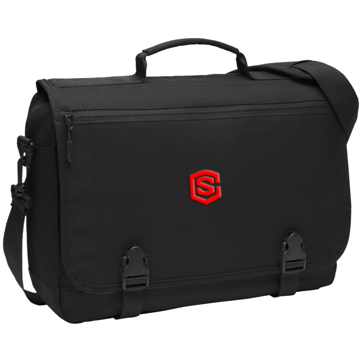 red (2) BG304 Messenger Briefcase