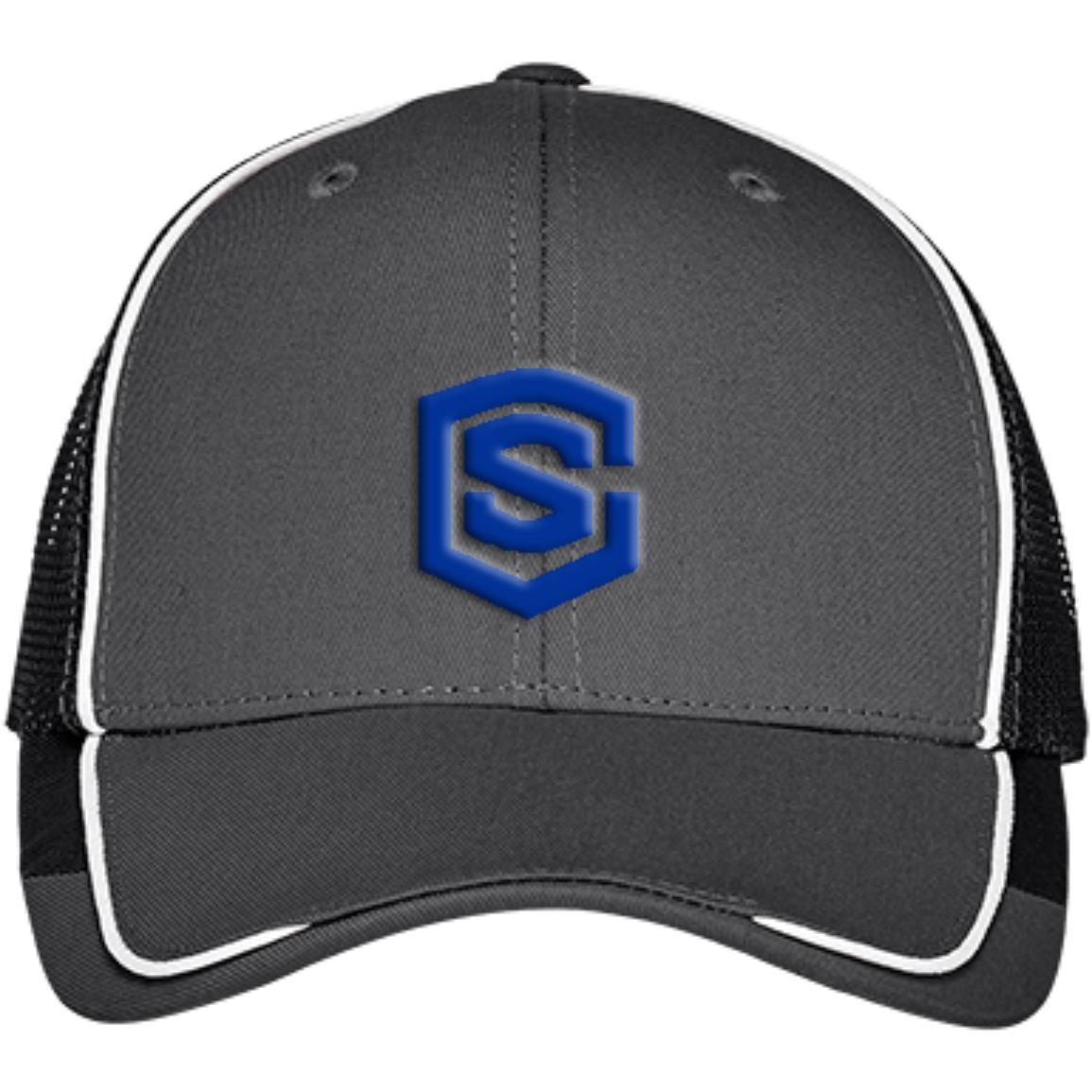 blue (2) C904 Colorblock Mesh Back Cap