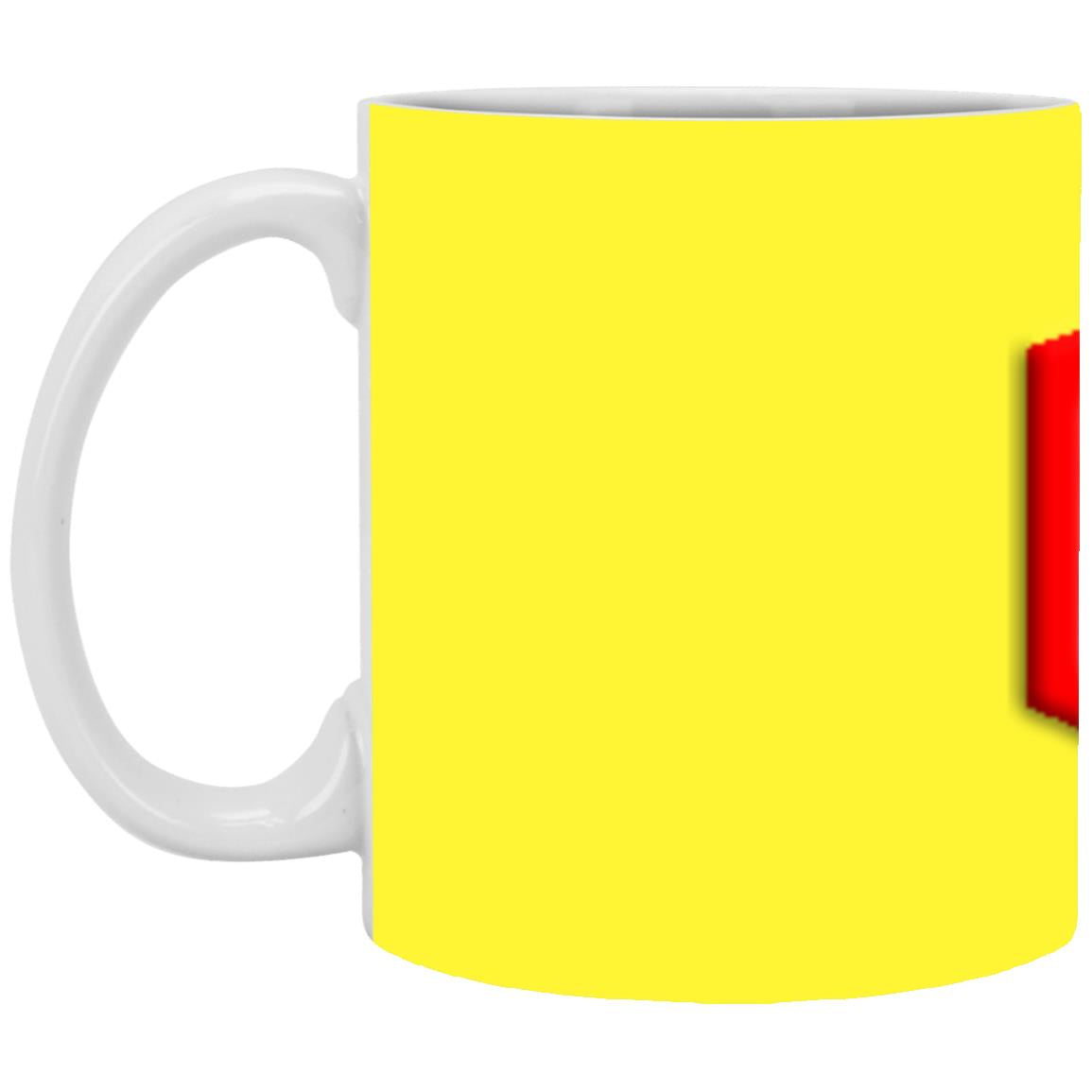 red (2) XP8434 11 oz. White Mug