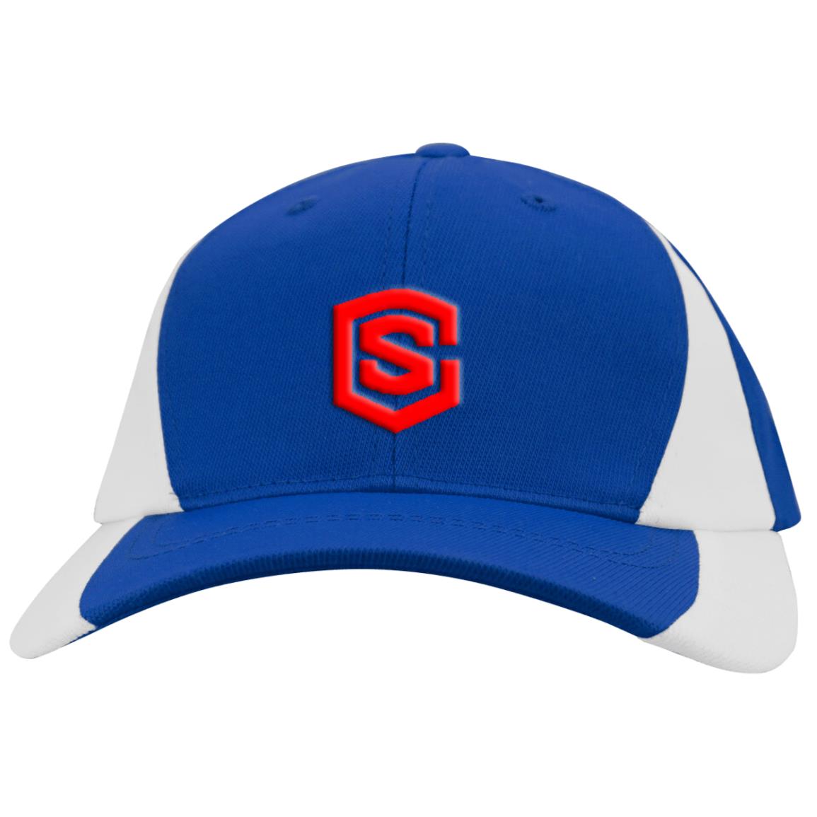 red (2) YSTC11 Youth Mid-Profile Colorblock Cap