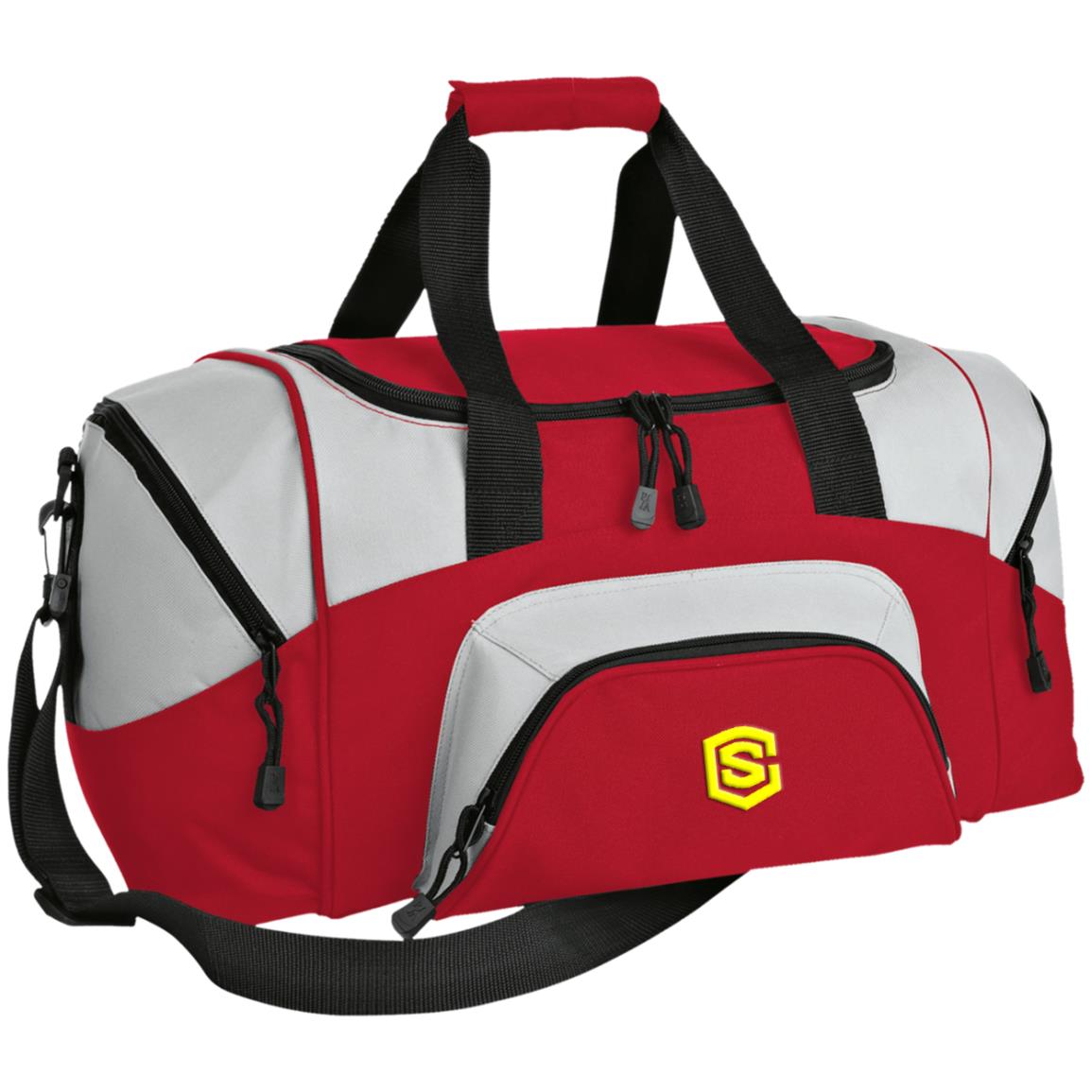 yellow (3) BG990S Small Colorblock Sport Duffel Bag