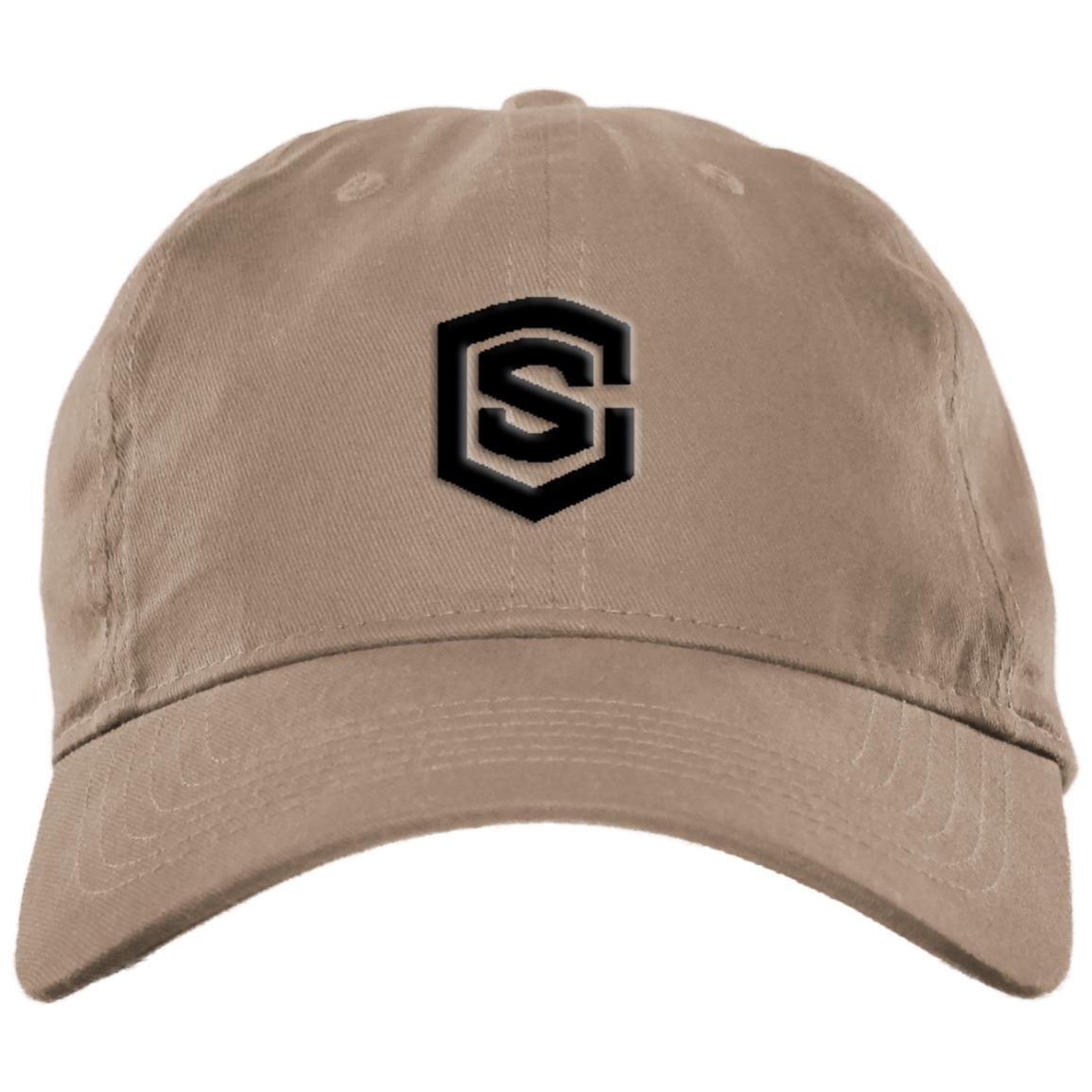 black (2) BX001 Brushed Twill Unstructured Dad Cap