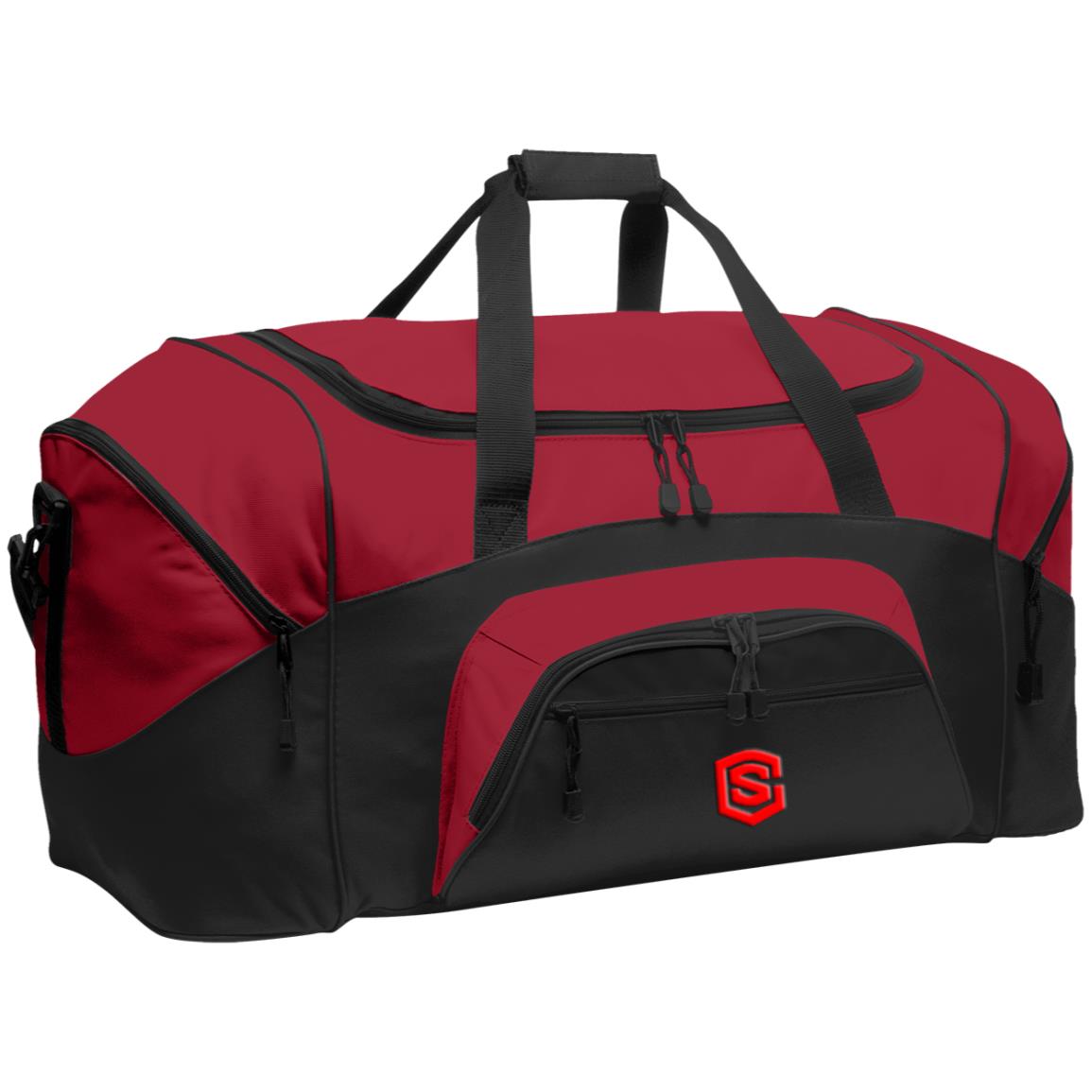 red (2) BG99 Colorblock Sport Duffel