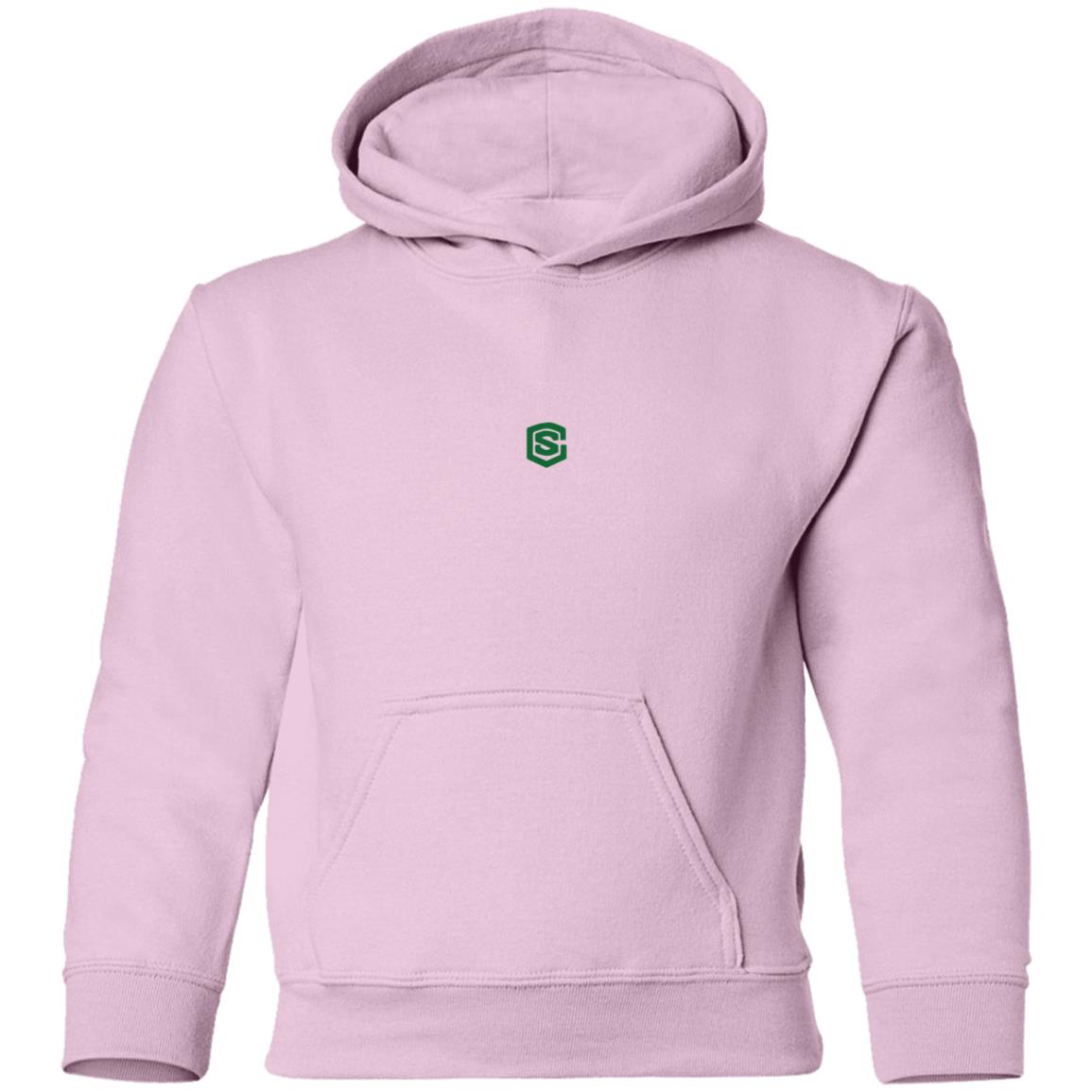 Illustrator Green Logo G185B Youth Pullover Hoodie