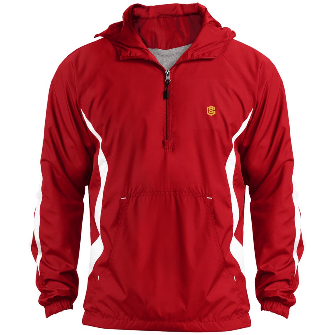 Illustrator Gold Logo JST63 Unisex Colorblock Raglan Anorak Jacket