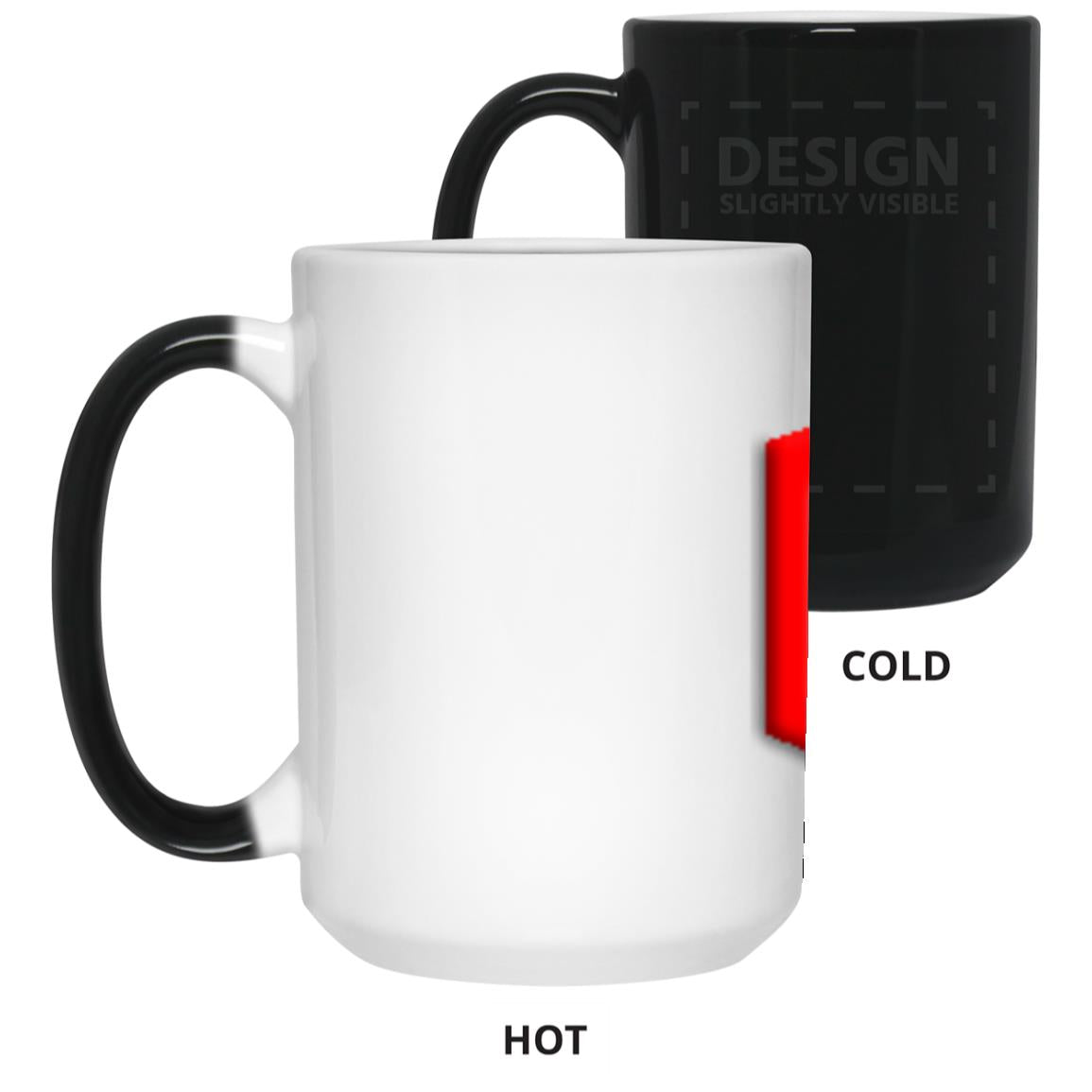 red (2) 21550 15 oz. Color Changing Mug