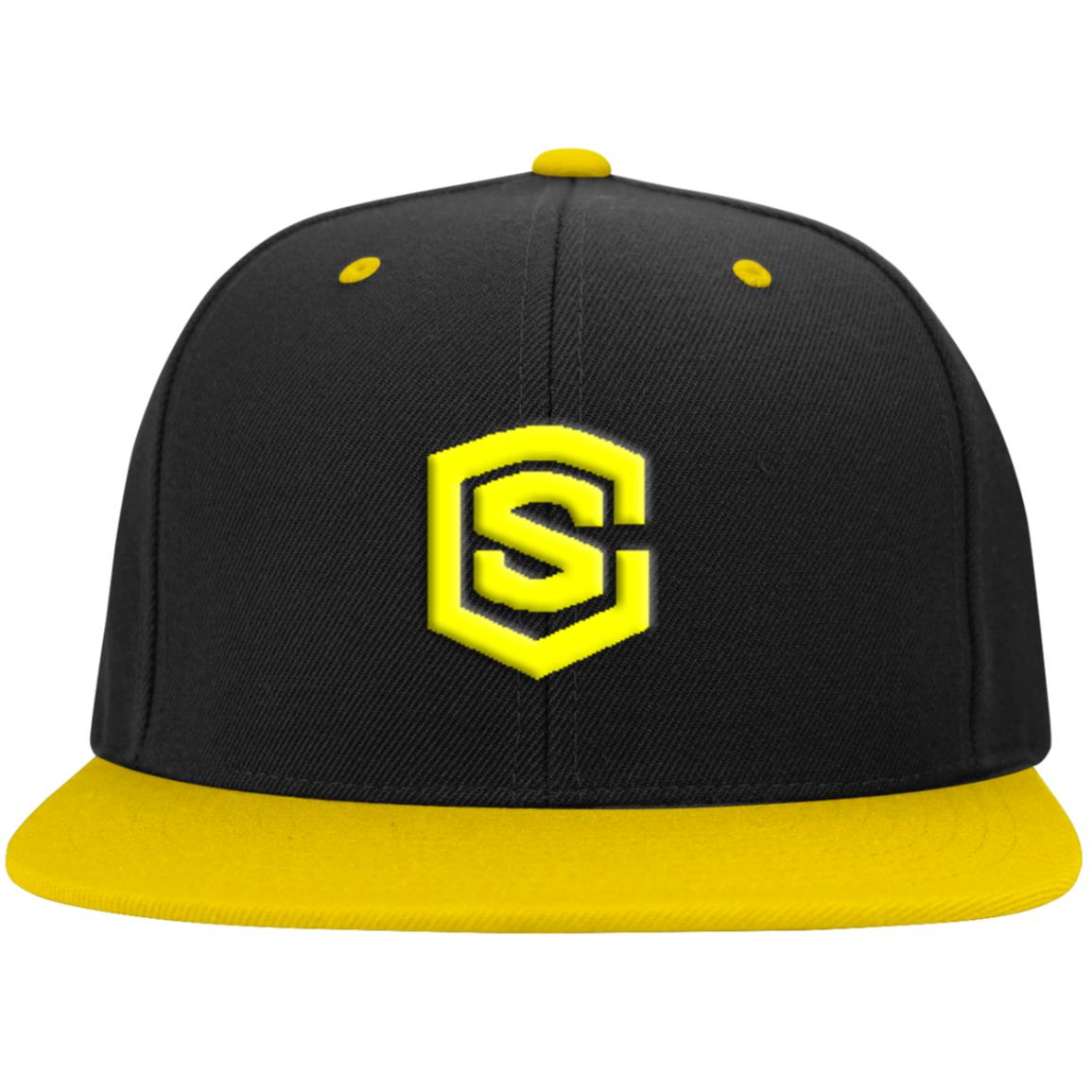yellow (3) STC19 Flat Bill High-Profile Snapback Hat
