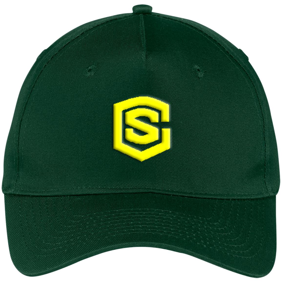 yellow (3) CP86 Five Panel Twill Cap