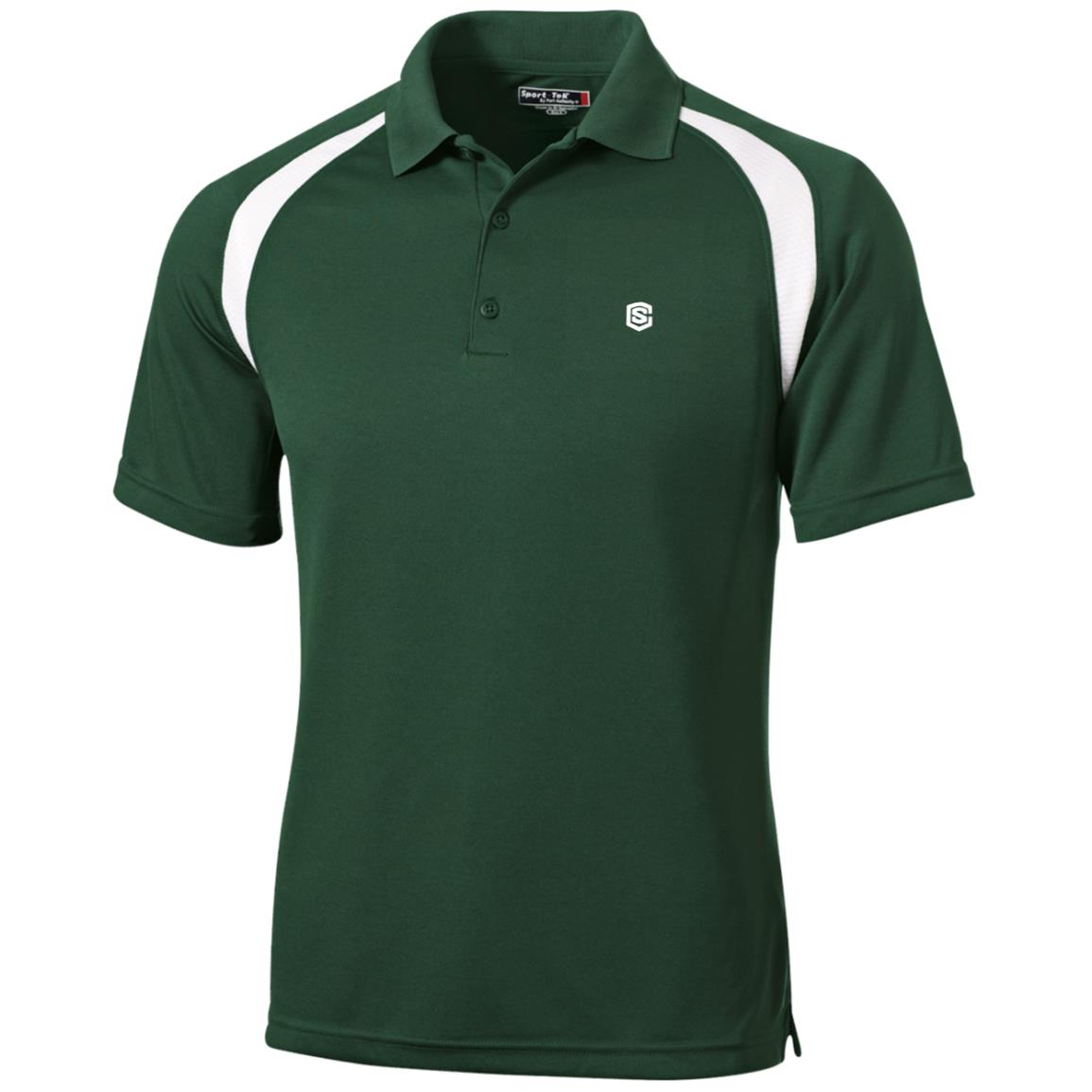 Illustrator White Logo T476 Moisture-Wicking Tag-Free Golf Shirt