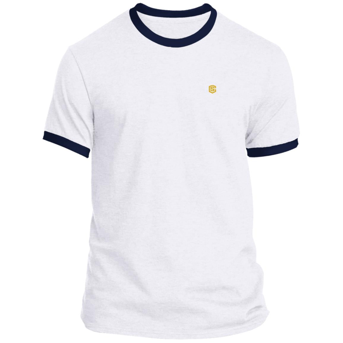 Illustrator Gold Logo PC54R Ringer Tee