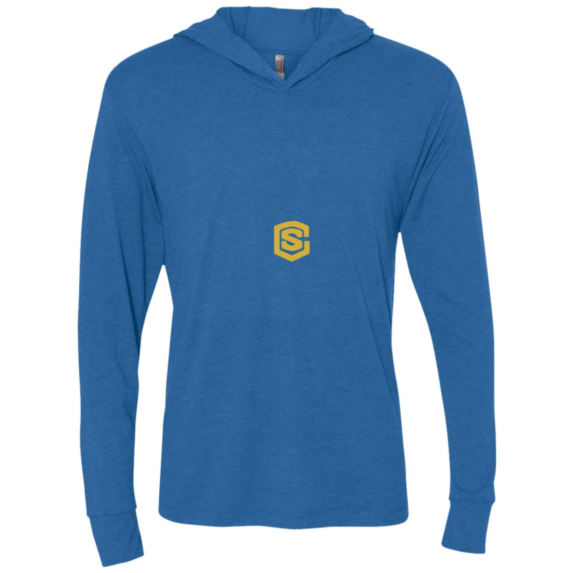 Illustrator Gold Logo NL6021 Unisex Triblend LS Hooded T-Shirt